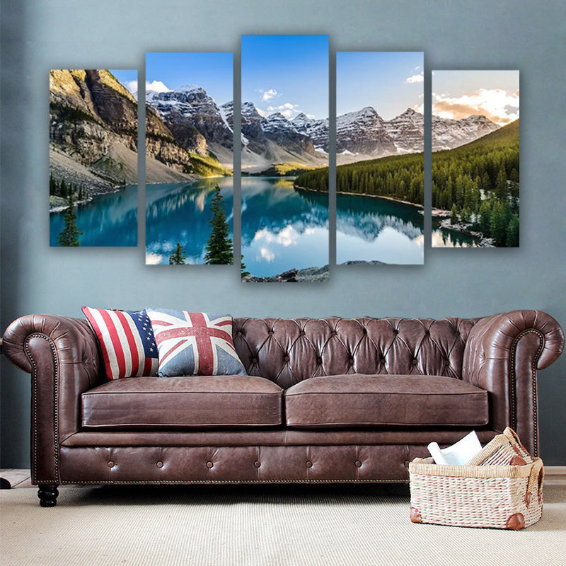 Mountain Living Room Modular Modern Picture Home Decor