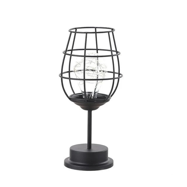 Led wrought iron night light