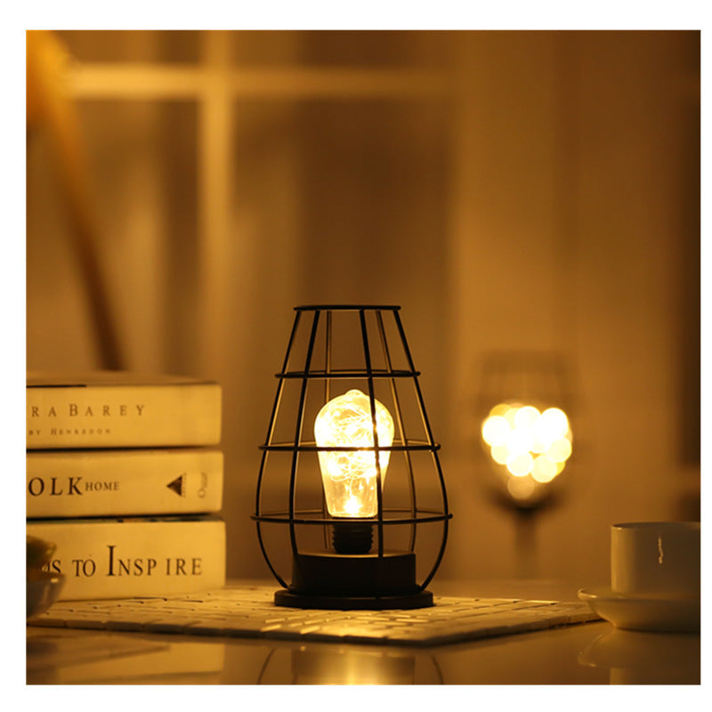 Led wrought iron night light