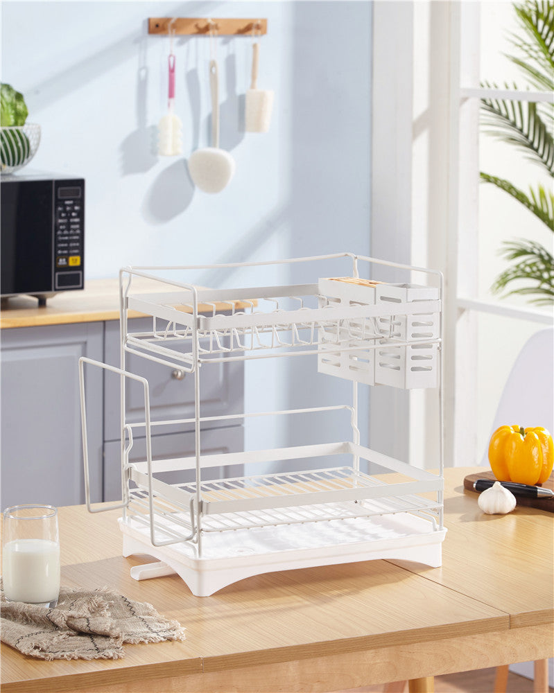 Stainless Steel Sink Dish Drying Rack Dish Cup Drainer Rack Kitchen Storage Shelf Rack Organizer Holder Drainer Shelf