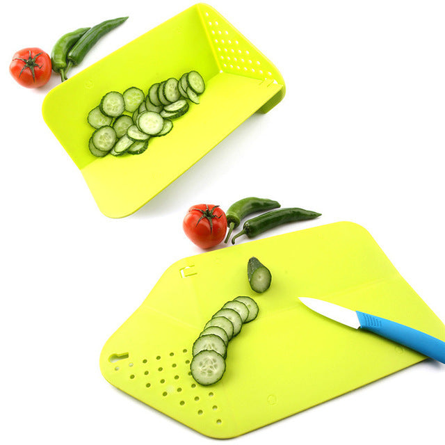 Creative Kitchen Portable Folding Plastic Cutting Board