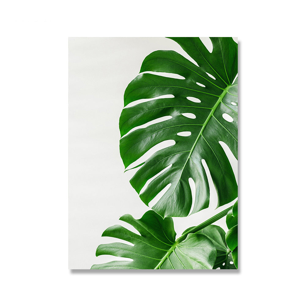 Home Decor Green Plant Canvas Painting