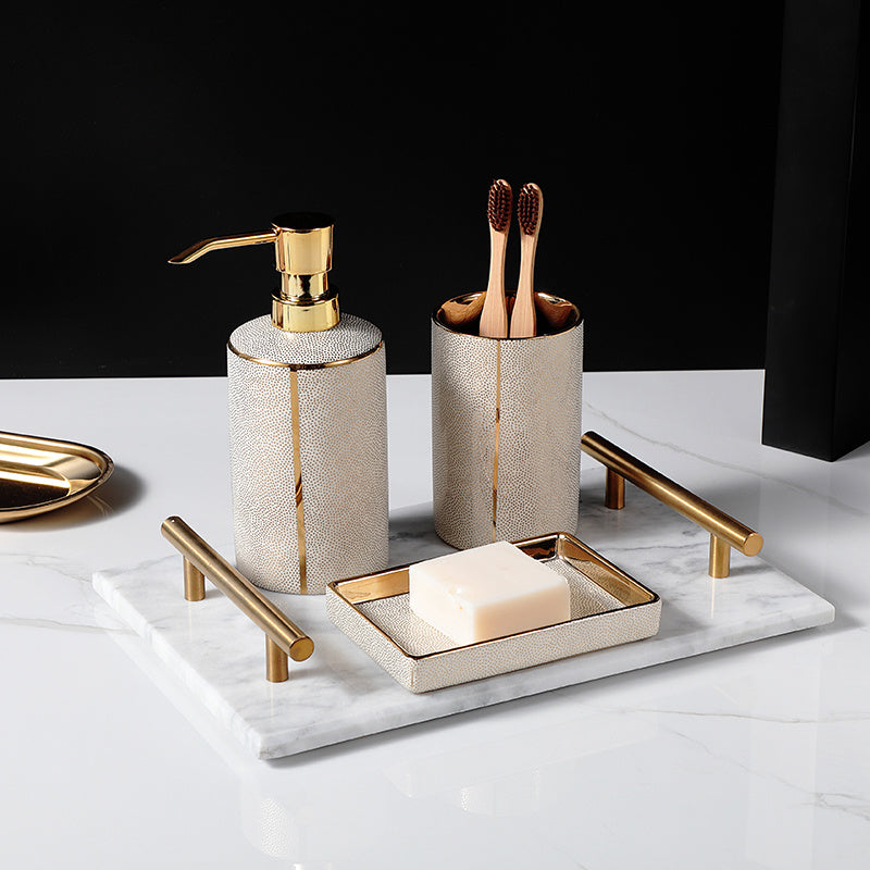 Light Luxury American Model Bathroom Accessories Set