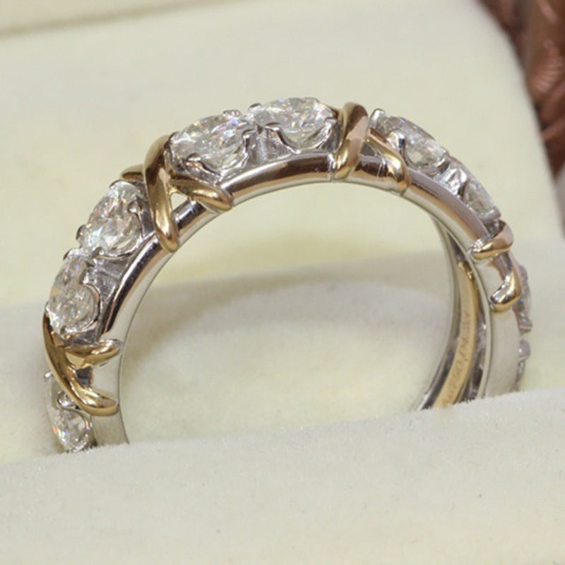 Cross Jewelry Zircon Ring For Women