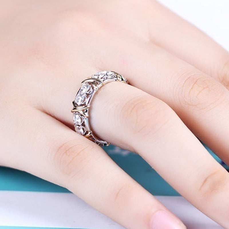 Cross Jewelry Zircon Ring For Women