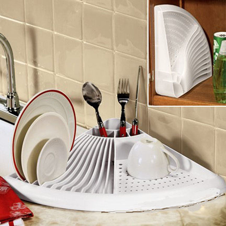 Kitchen Storage Organizer Dish Drainer Drying Rack Kitchen Sink Holder Tray